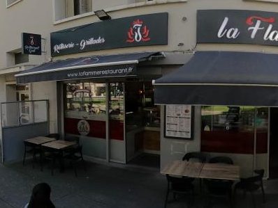 Vue de la rue à l’adresse de La Flamme