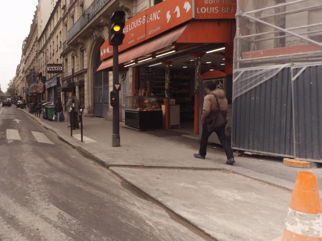 Vue de la rue à l’adresse de Boucherie Louis Blanc