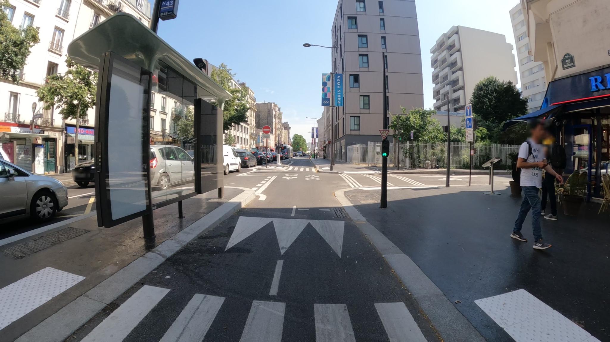 Vue de la rue à l’adresse de La Paix